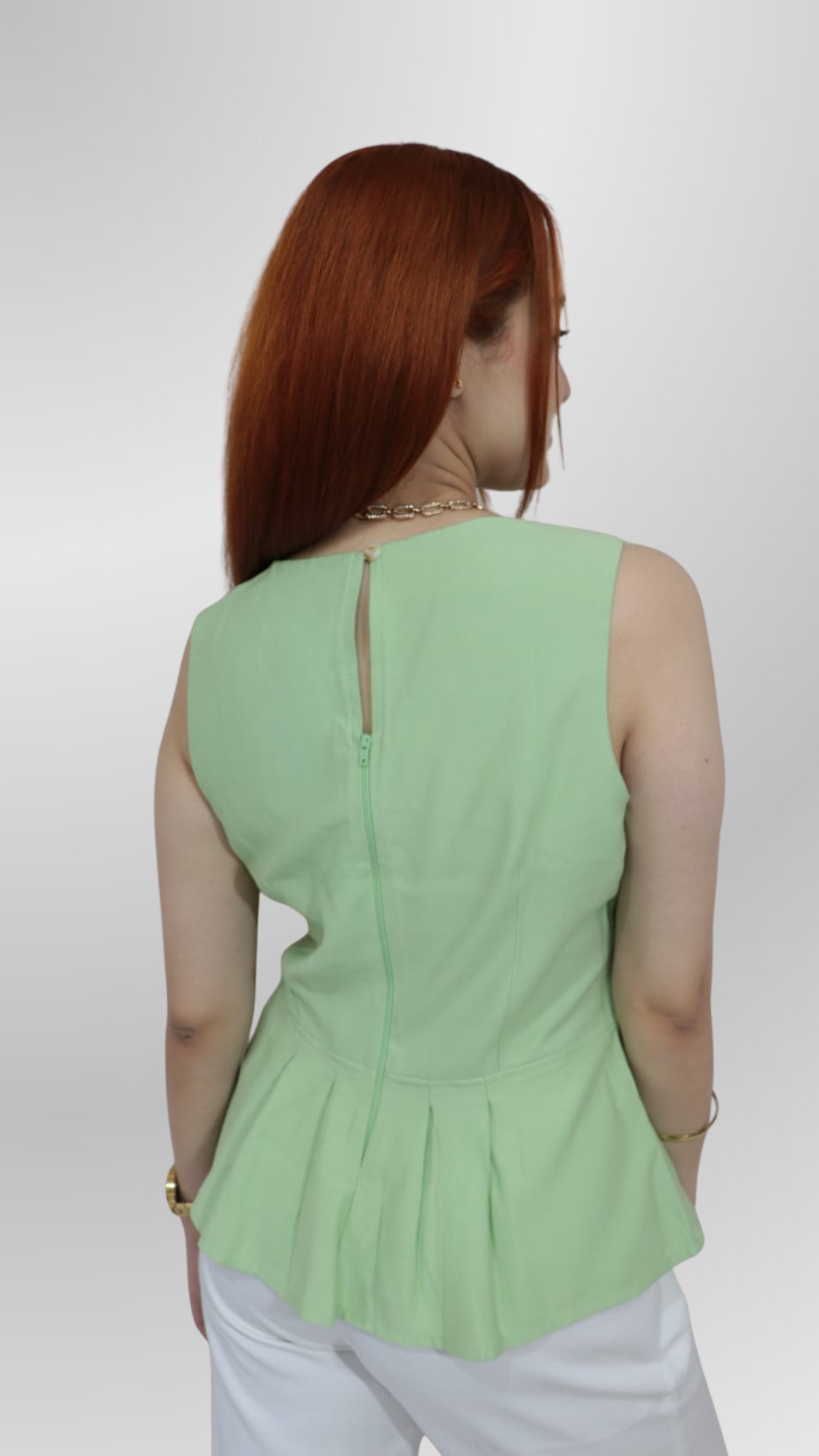 Blusa social Premium Verde menta