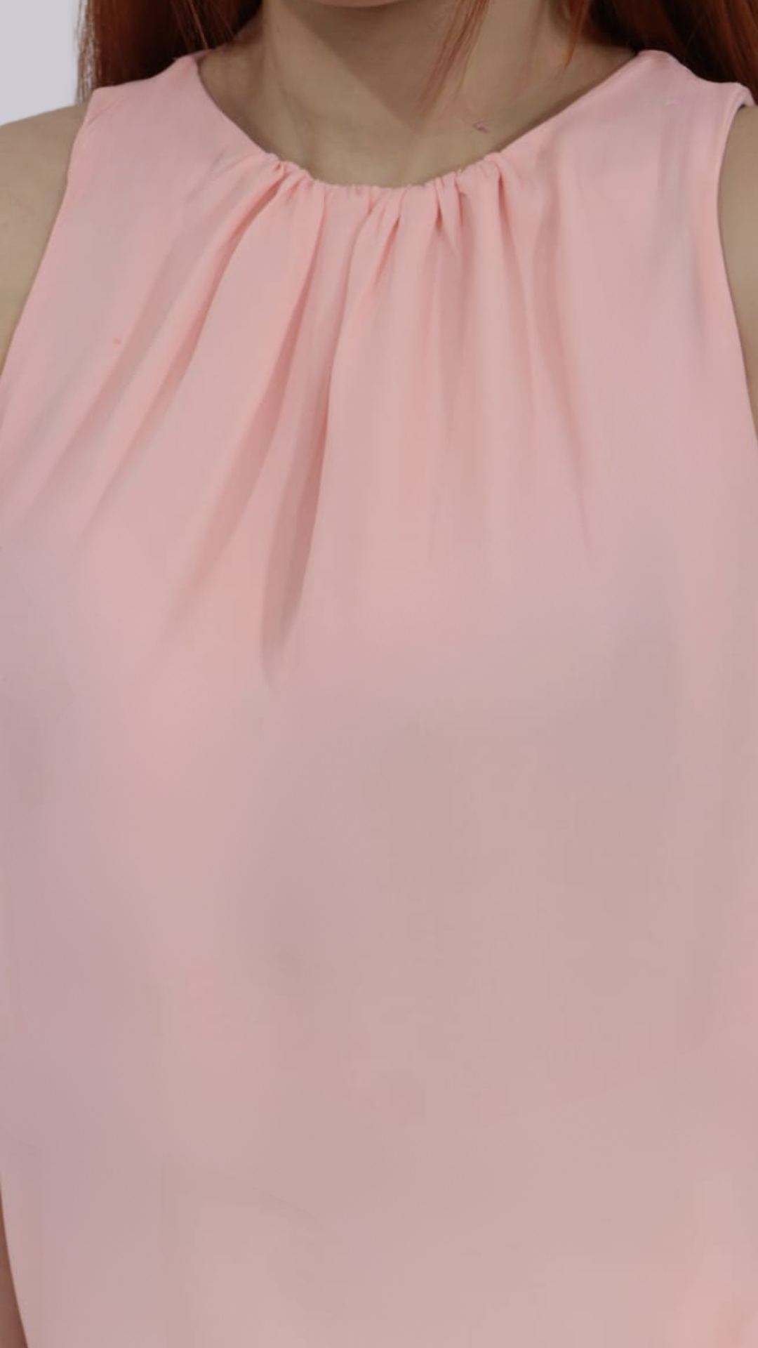 Blusa Peplum Rosa Claro