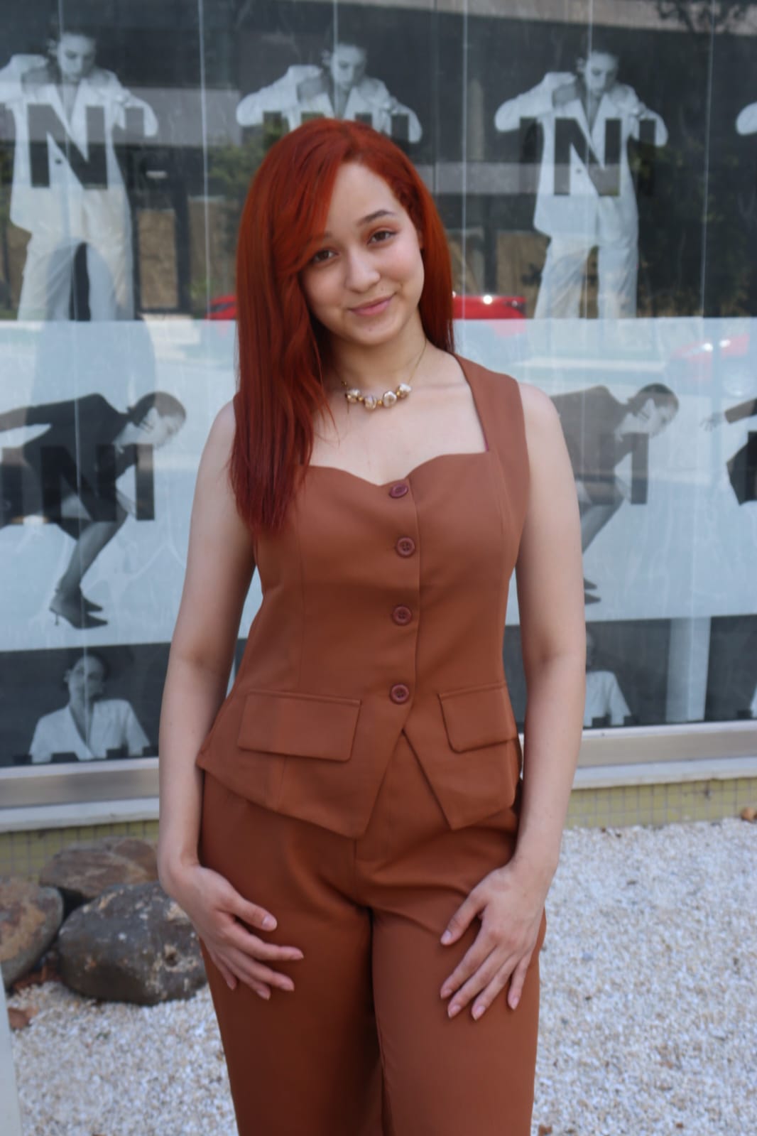 Conjunto Alfaiataria Terracota Elegance