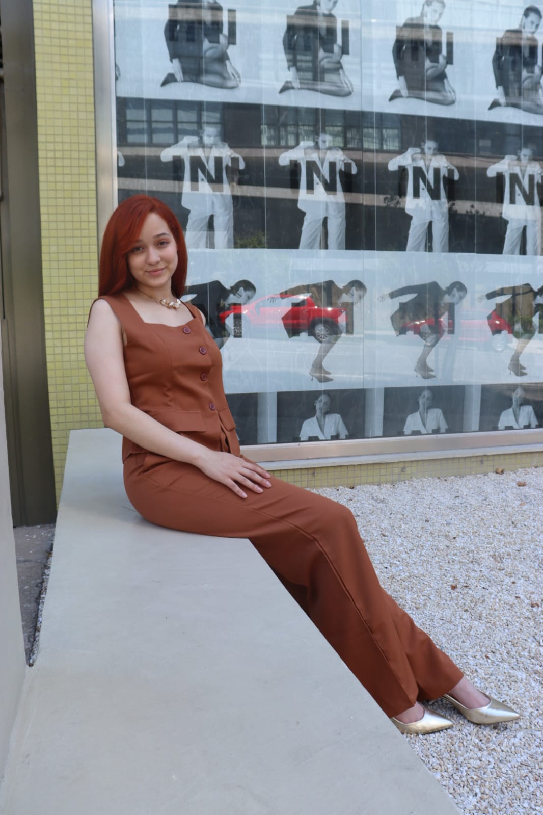 Conjunto Alfaiataria Terracota Elegance