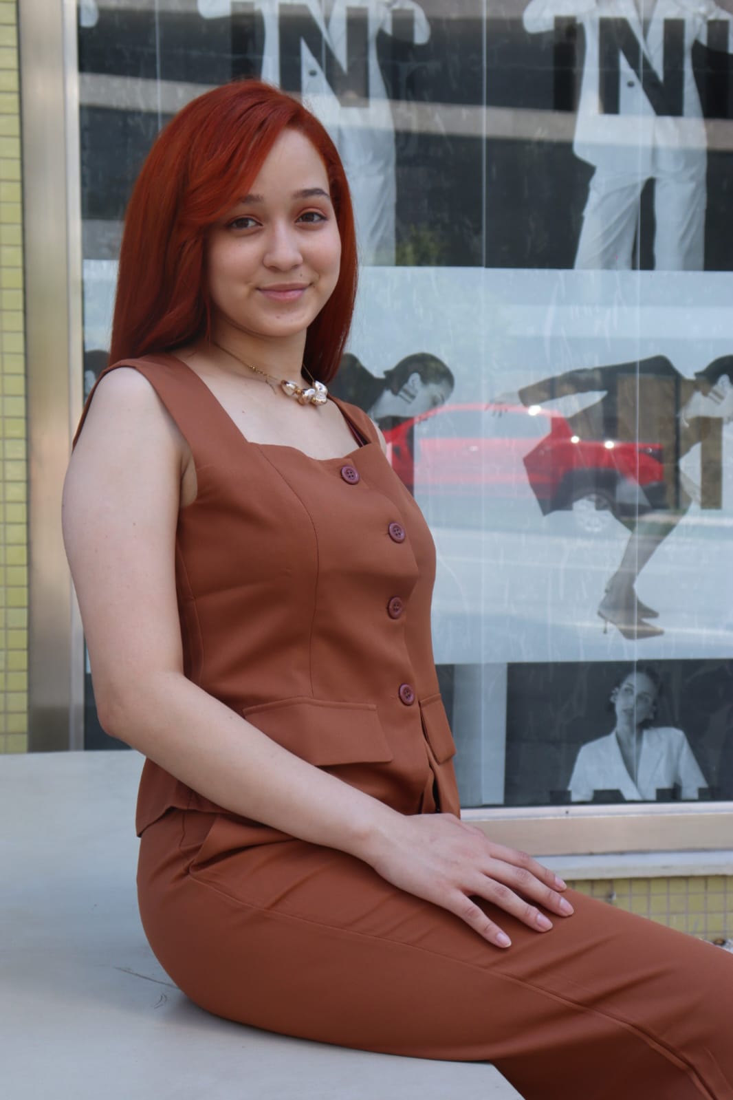 Conjunto Alfaiataria Terracota Elegance