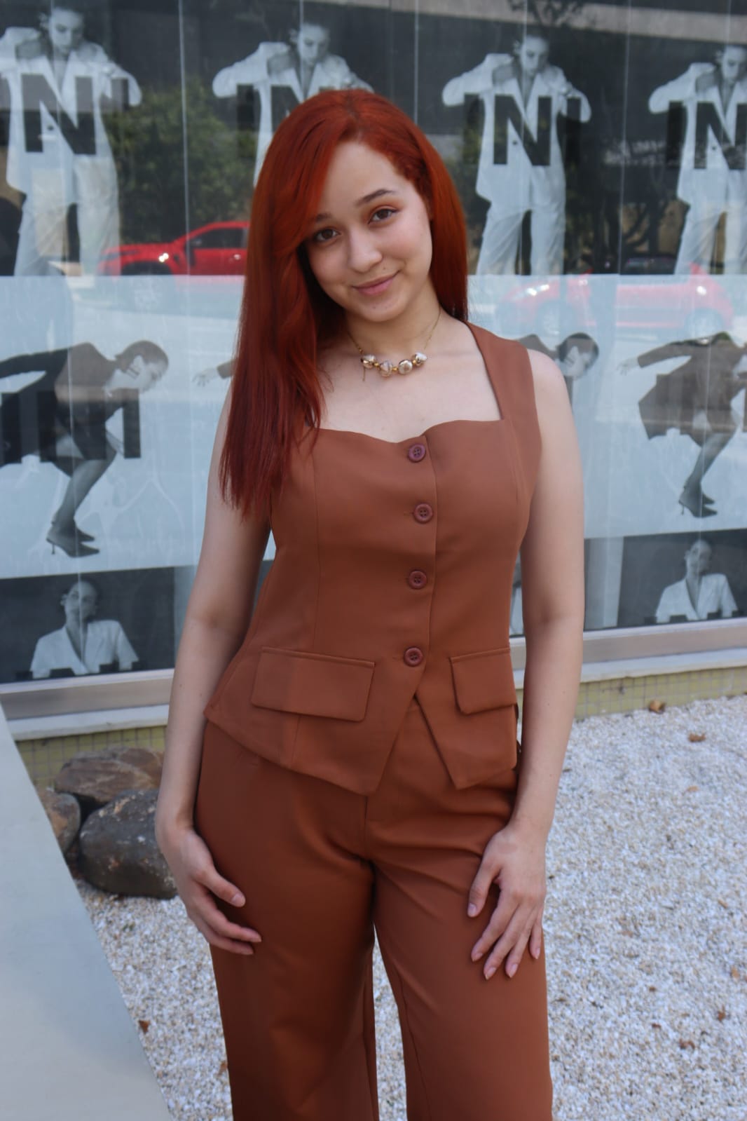 Conjunto Alfaiataria Terracota Elegance