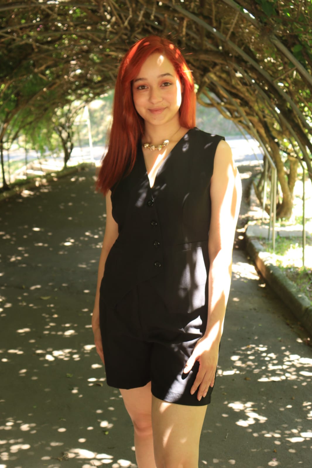 Conjunto Alfaiataria Colete e Short Preto